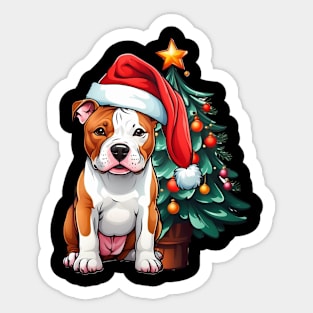 Christmas Afghan Hound Dog Santa Hat Xmas Family Sweater Sticker